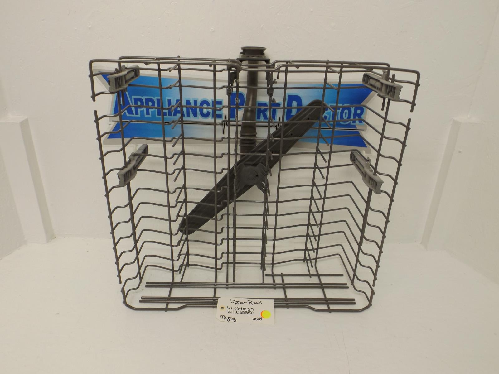 Maytag Dishwasher W10240139 W10635350 Upper Rack Used Maytag Dishwasher W10240139 W10635350 Upper Rack Used